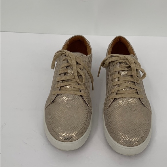 Rockport Works Parissa Sneakers safety composite toe gold snake women shoe 7.5 - Picture 3 of 7